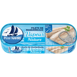 Petit Navire Filets De Maquereaux Nature La Boite De 110 G