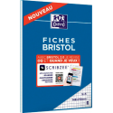 Oxford Bloc De Fiches Bristol 2.0 Perforées A5 30 Feuilles Q5X5