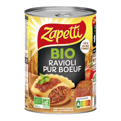 Zapetti Bio Ravioli Pur Bœuf 400 G