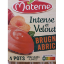 Materne Coupelle Intense Et Velouté Brugnon Abricot Les 4 Pots De 100G