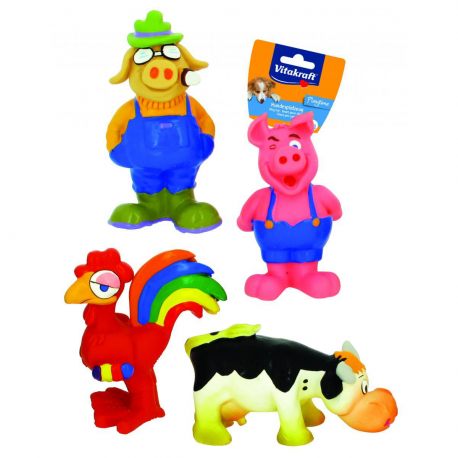 Vitakraft Jouets Animaux De La Ferme Assortis Latex ( P.A.V )