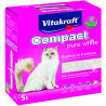 Vitakraft Compact Litière En Argile Pure White Pour Chat 5L