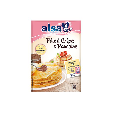 Alsa Pâte À Crêpes Et Pancakes 210G