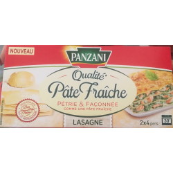 Panzani Qualité Pâtes Fraiche Lasagne 400G
