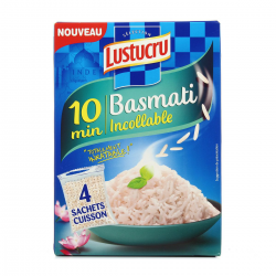 Lustucru Riz Basmati Les 4 Sachets De 90G