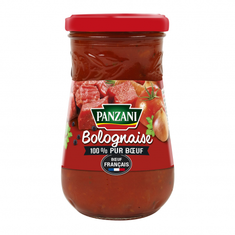 Panzani Sauce Bolognaise Pur Bœuf Le Pot De 200G