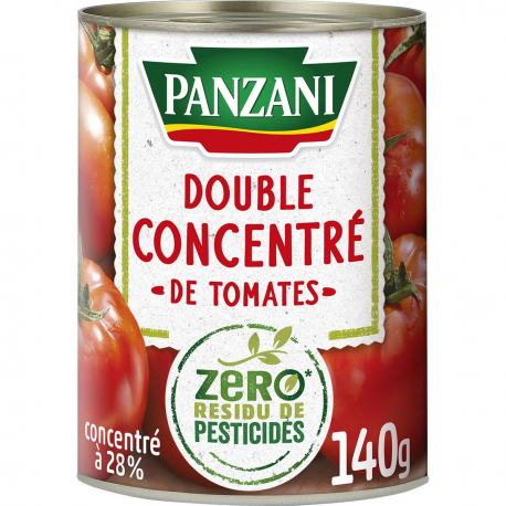 Panzani Double Concentré De Tomates Zéro Résidu De Pesticide 140G