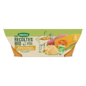 Blédina Les Récoltes Bio Plats Bébé Bio Dès 8 Mois, Butternut Patate Douce Boulghour Les 2 Bols De 200G