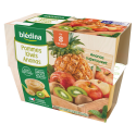 Bledina Compotes Bébé Dès 8 Mois, Pomme Kiwis Ananas Les 4 Pots De 100 G