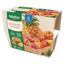 Bledina Compotes Bébé Dès 6 Mois, Fruits Du Verger Les 4 Pots De 100 G