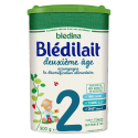 Blédina Blédilait Lait Bébé 2Ème Âge 900G De 6 Mois À 1 An La Boite De 900G