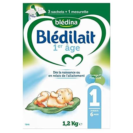 Blédina Blédilait Lait En Poudre 1Er Age Le Pot De 1200Kg