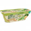 Blédina Les Récoltes Bio Douceur De Petits Pois Et Brocolis Boulghour Poulet Fermier Dès 15 Mois Pack De 200 G X 2 - 400 G