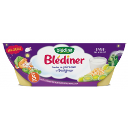 Blédina Blédiner Fondue De Poireaux Et Boulghour 2X200G