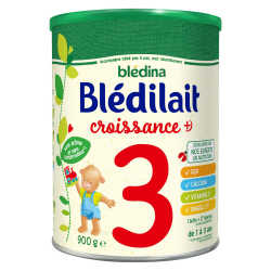 Blédina Blédilait Croissance + 900G De 1 À 3 Ans Boite 900 G