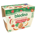 Blédina Dessert Bébé Dès 8 Mois Fraises & Pomme Coupelles Fruits Le Lot De 4 Pots De 100G