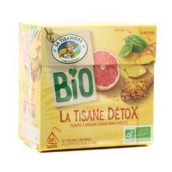 La Tisanière Infusion Detox Bio La Boite De 20 Sachets - 30G