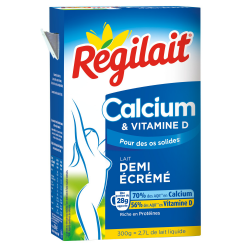 Régilait Lait En Poudre Demi-Écrémé Calcium La Boite De 300G