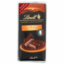 Lindt Chocolat Noir Extra Fondant Les 3 Tablettes De 100 G