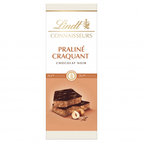 Lindt Chocolat Noir Praliné À L'Ancienne La Tablette De 100 G