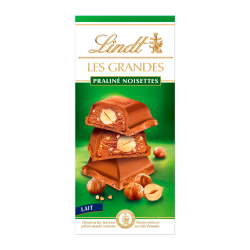 Lindt Chocolat Au Lait Praliné Noisettes La Tablette De 225 G