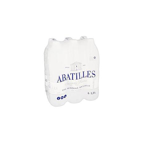 Abatilles Eau Minérale Naturelle Le Pack De 6 Bouteilles D'1,5L