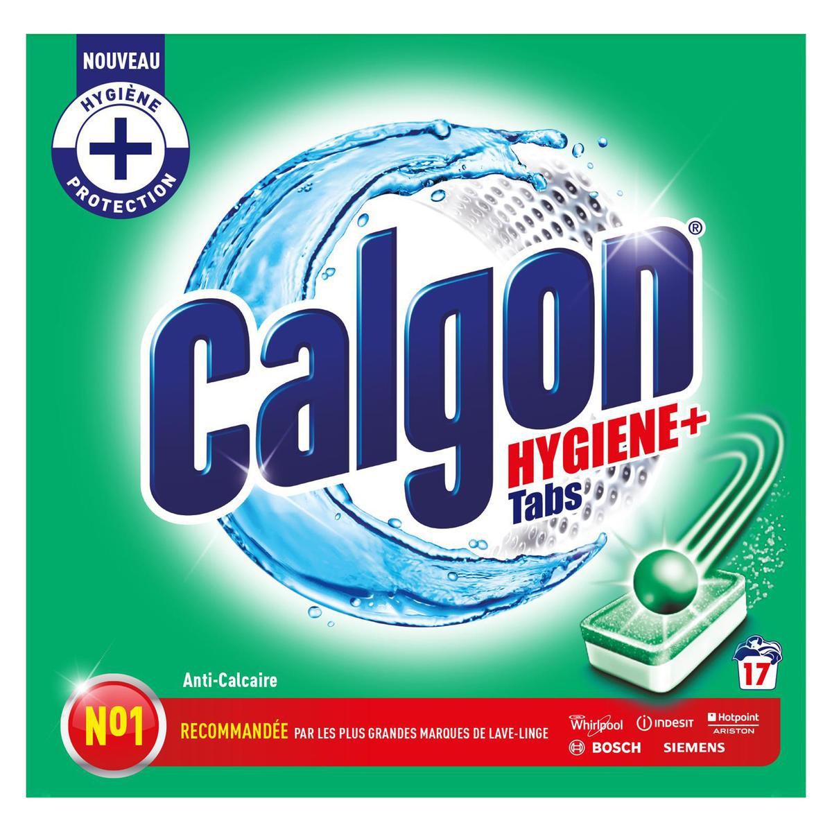 Calgon Tablettes anti calcaire pour lave-linge 