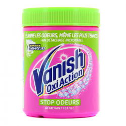 Vanish Détachant Textile Sans Javel Stop Odeurs Le Pot De 470 G