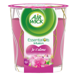 Air Wick Bougie Essential Oils Decorée Je T'Aime La Bougie De 150G