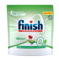 Finish Tablettes Tout En 1 0% : Le Paquet De 40 - 691G