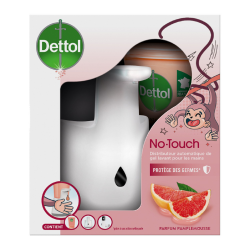 Dettol Distributeur Savon + Recharge Pamplemousse