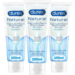 Durex Gels Lubrifiants Naturels Hydratants Base Eau ( Acide Hyaluronique ) 100Ml