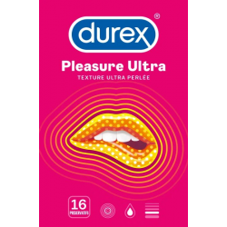 Durex Préservatif Pleasure Ultra : La Boite De 16 Préservatifs