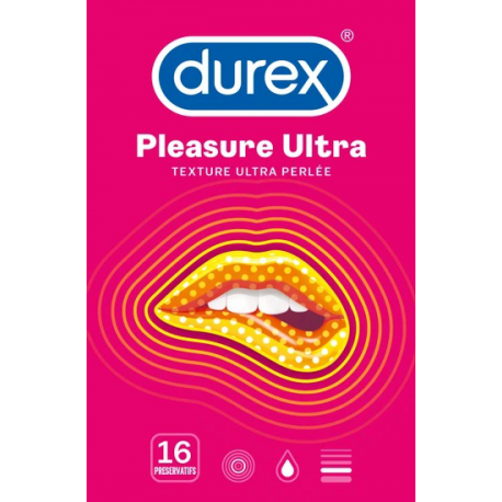 Durex Préservatif Pleasure Ultra : La Boite De 16 Préservatifs