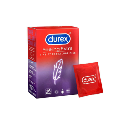 Durex Préservatif Feeling Extra : La Boite De 16 Préservatifs