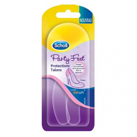 Scholl Lot De 6 Etuis De 2 Semelles Gelsoft Protections Talons