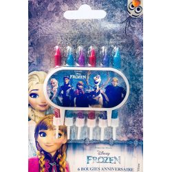 Devineau 6 Bougies 6 Bobeches Avec Plaque Déco Reine Des Neiges