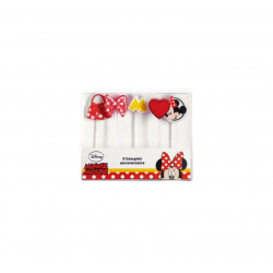 Devineau 5 Bougies Anniversaire Minnie Mouse