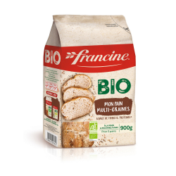 Francine Farine À Pain Multi Graines Bio : Le Paquet De 900G