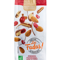Les Fadas Fruit Sec Mélange Fruits Secs Bio : Le Sachet De 145G
