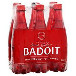 Badoit Bouteille Plastique Rouge D'Eau Pétillante De 50 Cl