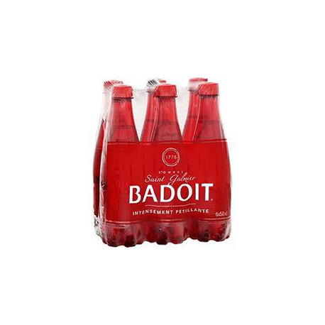 Badoit Bouteille Plastique Rouge D'Eau Pétillante De 50 Cl