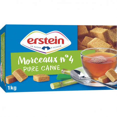 Erstein Sucres De Canne Roux En Morceaux 1Kg