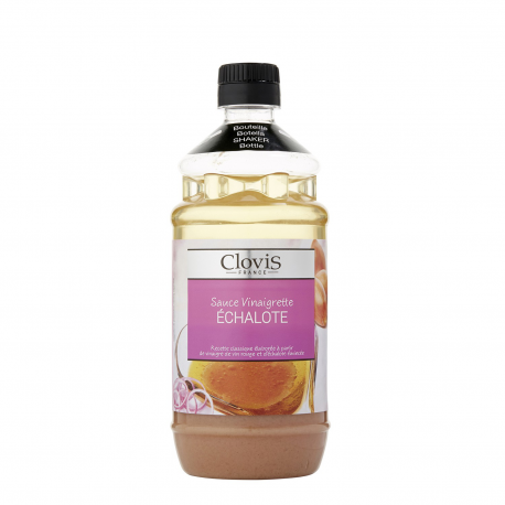 Clovis France Vinaigrette Échalote Sans Sucre Ajouté : La Bouteille De 550 Ml