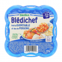 Blédina Blédichef Plat Bébé Dès 12 Mois Petite Ratatouille & Duo De Poissons La Barquette De 230G