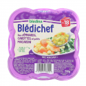 Blédina Blédichef Plat Bébé Dès 18 Mois D'Épinards, Carottes Et Petits Macaroni La Barquette De 250G
