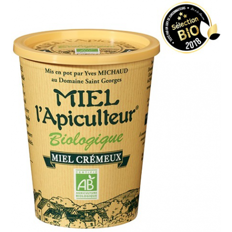 Famille Michaud Miel Crémeux Bio Miel L'Apiculteur 500 G