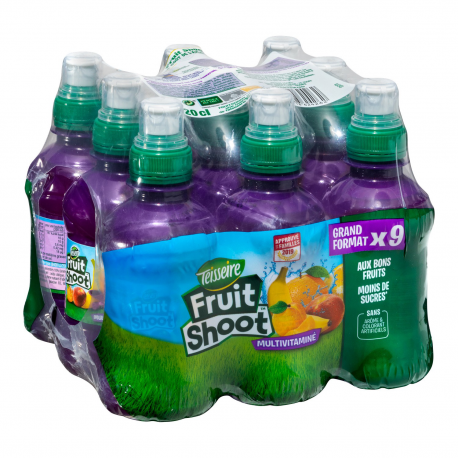 Teisseire Boisson Aux Fruits Multivitaminé Fruit Shoot : Le Pack De 9 Bouteilles De 20Cl