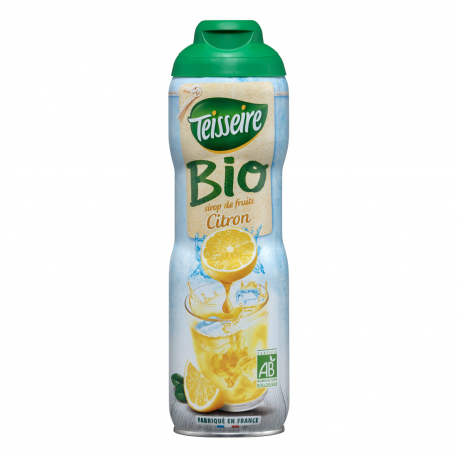 Teisseire Sirop De Fruits Citron Bio : La Bouteille De 60Cl