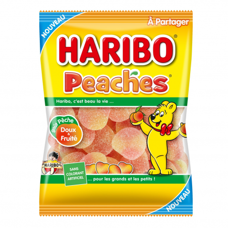 Haribo Bonbons Peaches : Le Paquet De 250G